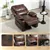 Luxurious Faux Leather Overstuffed Multi-Function Power Lift Recliner
