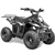 MotoTec Rex 110cc 4-Stroke Kids Gas ATV Black