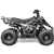 MotoTec Rex 110cc 4-Stroke Kids Gas ATV Black