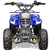 MotoTec Rex 110cc 4-Stroke Kids Gas ATV Blue