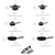 15-Piece Non-Stick Everyday Cookware Set