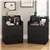 Modern 2-Piece Night Stand w/ USB Power Hub