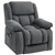 Overstuffed Power Lift Massage Recliner with Heat & USB