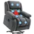 Overstuffed Power Lift Massage Recliner with Heat & USB