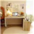 Reversible L-Shaped Desk with Storage Drawers & Shelving - Oak/White