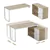 Reversible L-Shaped Desk with Storage Drawers & Shelving - Oak/White