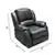 Lorraine Bel-Aire Deluxe Reclining Set in Ebony Includes: Sofa, Loveseat, Chair