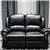 Lorraine Bel-Aire Deluxe  Reclining Living Room Set in Ebony  Includes: Sofa & Loveseat