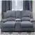 Crawford Luxury Recliner Set in Gray  Includes: Sofa, Loveseat