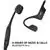 AfterShokz Aeropex Bone Conduction Bluetooth Headphones - Cosmic Black