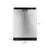 Whirlpool 24” Tall Tub Built-In Dishwasher - Monochromatic stainless steel