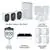 Arlo Ultra 2 Spotlight 3 Camera Security Bundle (13 pieces) - White