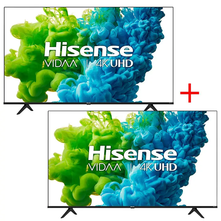 Hisense 50” A6 VIDAA Series 4K UHD Smart TV - BOGO