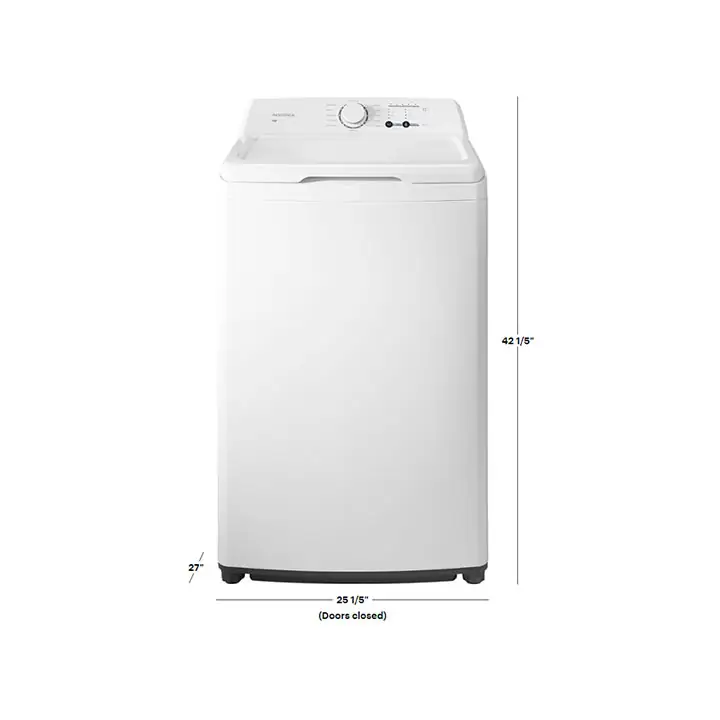 Insignia™ 4.1 Cu. Ft. High Efficiency Top Load Washer White NS