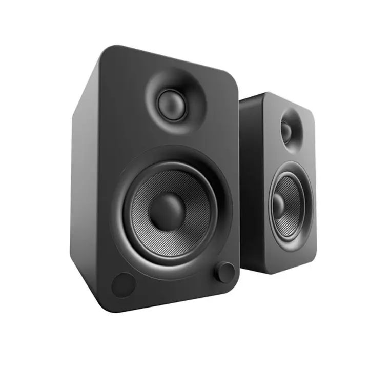 Kanto YU4 Powered Bookshelf Speakers in Black