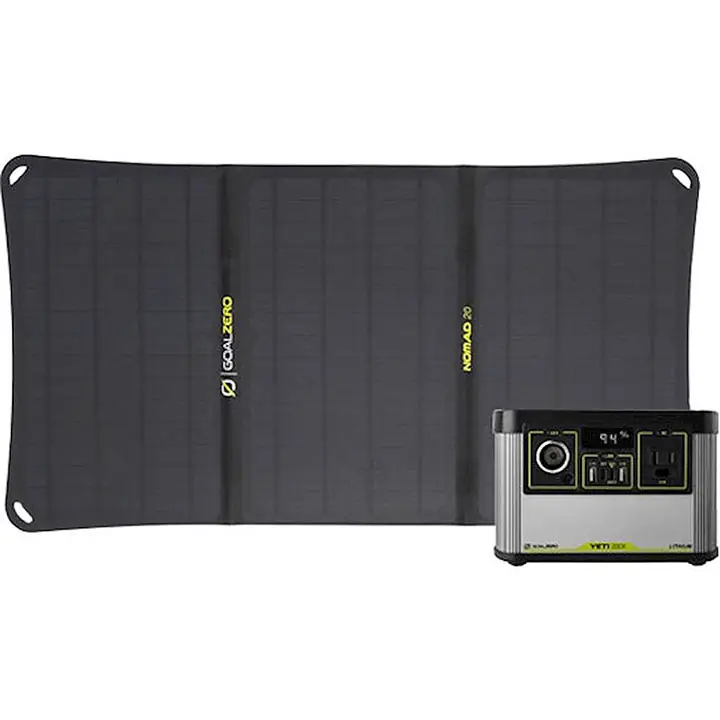 Goal Zero Portable Solar Panel Kit (Panel & Battery) Black BB21781055