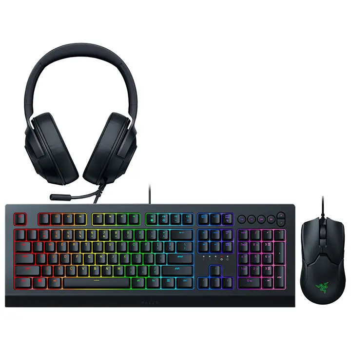 Razer Power Up Gaming Desktop Bundle - Keyboard, Mouse & Headset