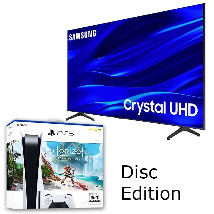 Playstation 5 best sale tv 4k