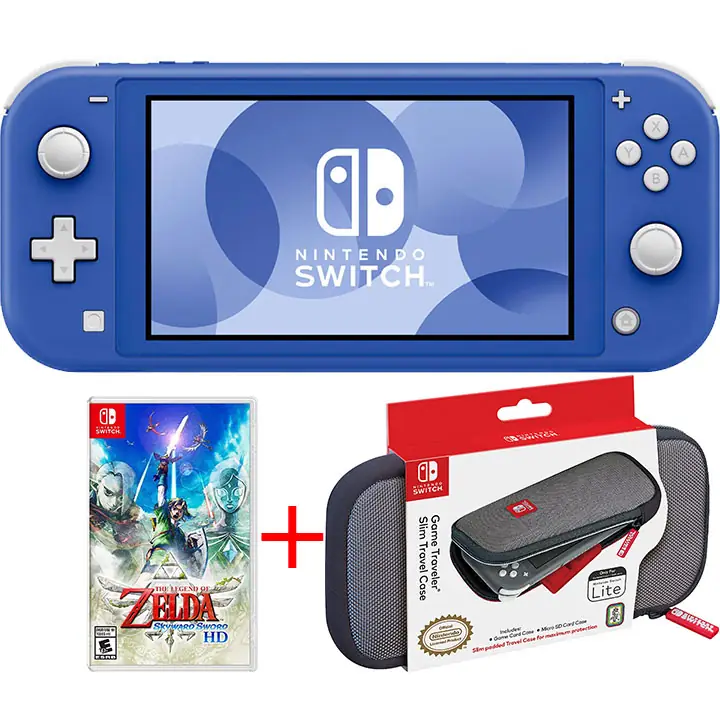 Nintendo Switch Lite Gaming Bundle - Blue
