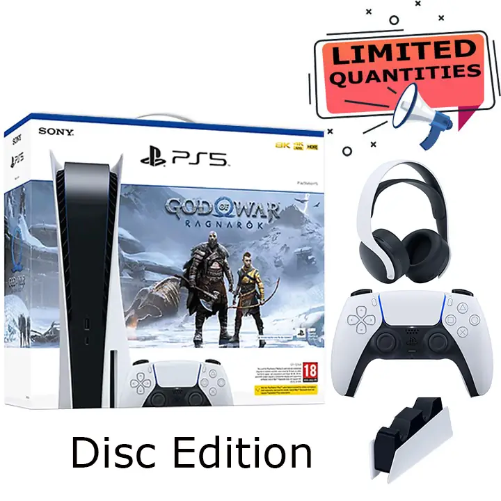 PlayStation 5 Disc Edition Gaming Bundle