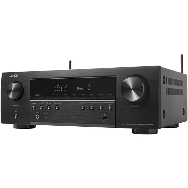 Denon AVRS660H 5.2 Ch AVR, Advanced 8K Upscaling, 3D Audio BB21940613