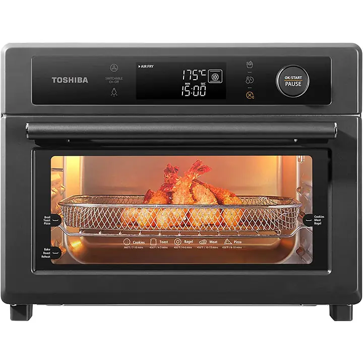 Toshiba 26.4QT Capacity Air Fryer 13-in-1 Toaster Oven Combo