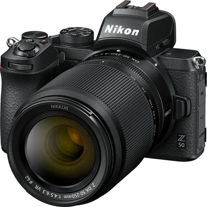 Nikon Z50 with NIKKOR Z DX 16-50mm VR and 50-250mm VR lenses