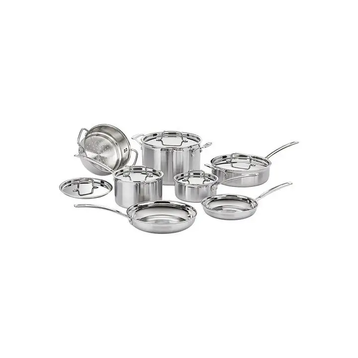 Cuisinart MultiClad Pro 12-Piece Cookware Set - Steel BB20705081