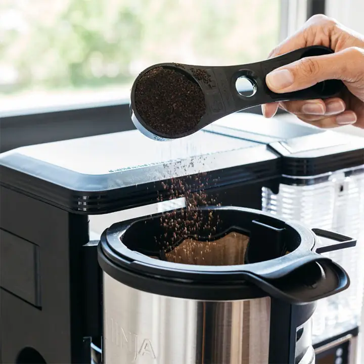 Ninja 10-Cup Specialty Coffee Maker with Fold-Away Frother and Glass Carafe