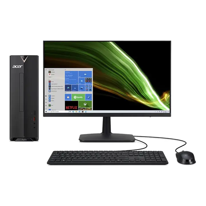 Acer Aspire i3-10105 Desktop & Acer 23.8" Monitor Bundle