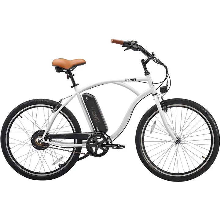SWFT FLEET eBike with 19.8 mph Max Speed - White BB22011055