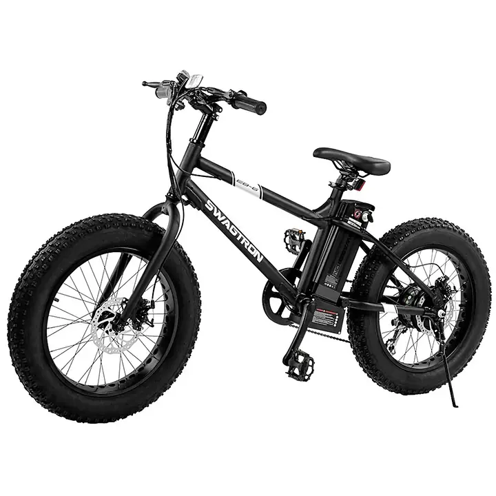 Swagtron EB-6 20” eBike with 20-mile Max Operating Range & 18.6 mph Max Speed - Black