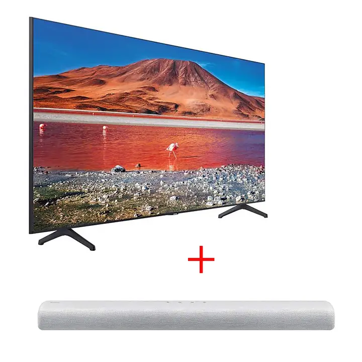 Samsung 70” TU7000 Crystal UHD 4K Smart TV & Samsung 5.0Ch Soundbar HW-S61A