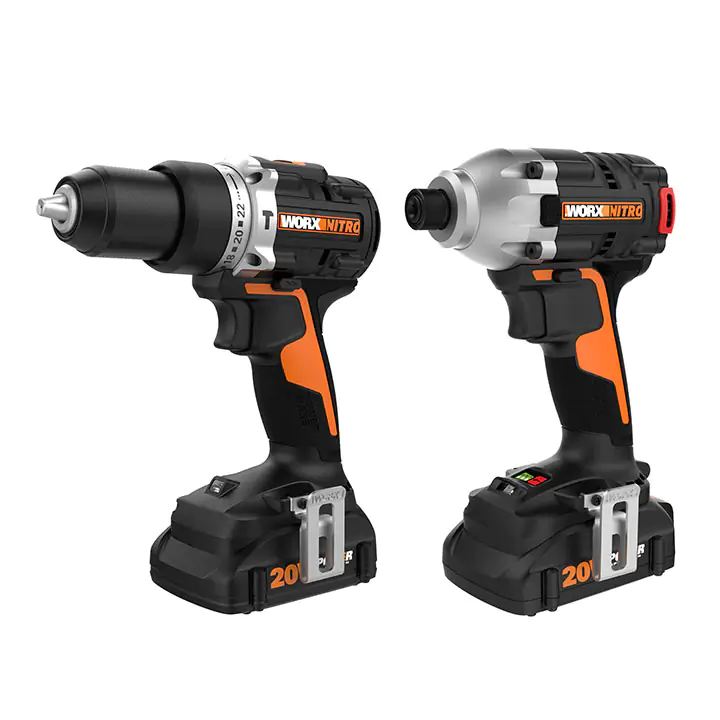 Worx 20V Nitro Impact Driver & Hammer Drill Combo