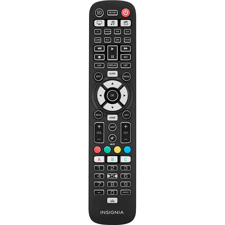 Insignia™ 8-Device Backlit Universal Remote - Black BB21951083