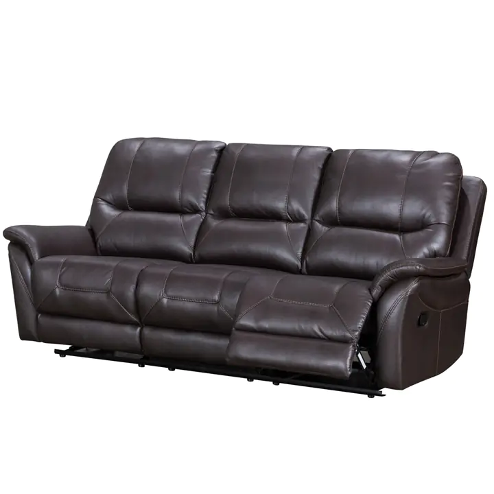 Reggio Reclining Sofa and Loveseat in Chocolate by Lifestyle