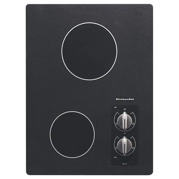 KitchenAid 15" Built-In Electric Cooktop - Black BB10840062