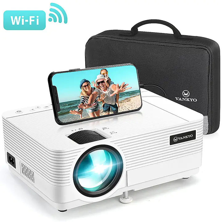 Vankyo Leisure 470 Wireless Mini Projector - White