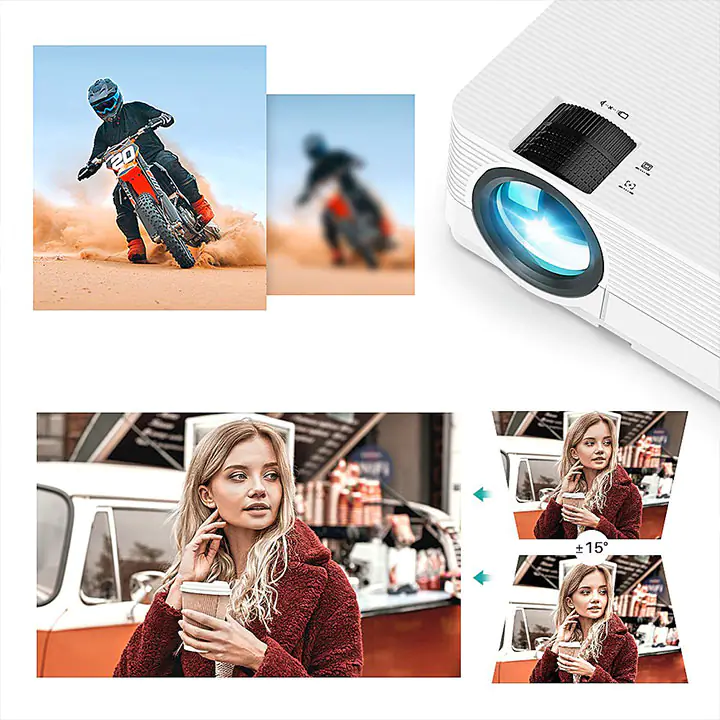 Vankyo Leisure 470 Wireless Mini Projector - White