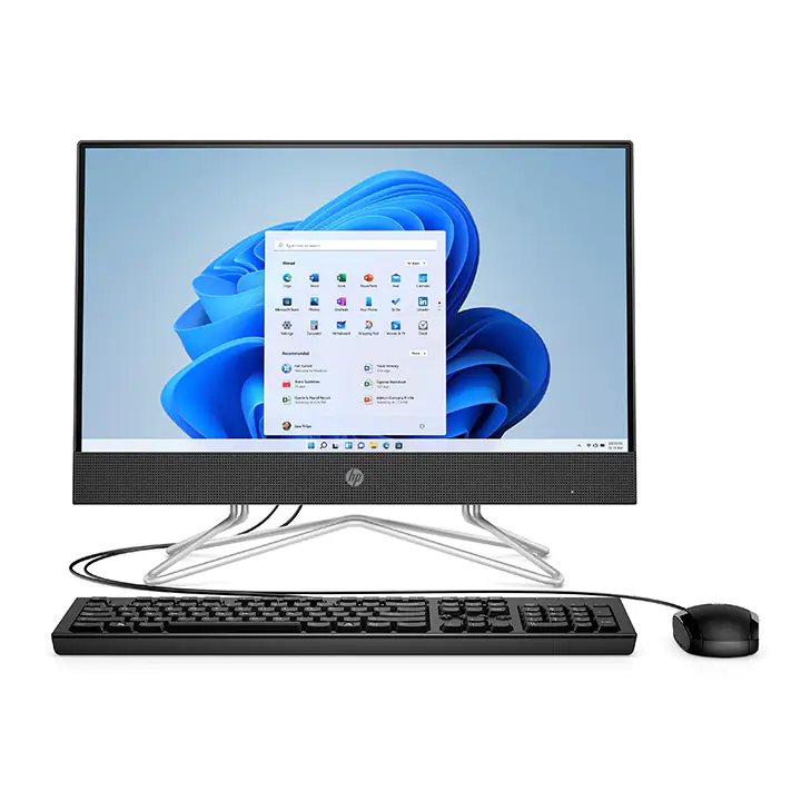 HP 21.5” FHD Celeron J4025 AIO Desktop (4GB/128GB/Win 11HS)