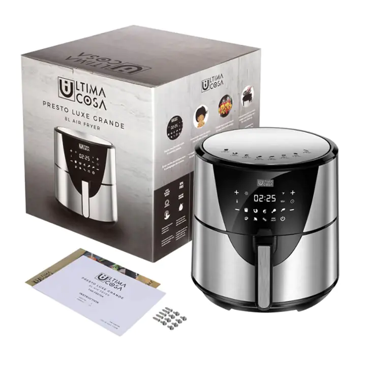 Ultima Cosa Presto Luxe Grande Air Fryer 8L (Stainless Steel)