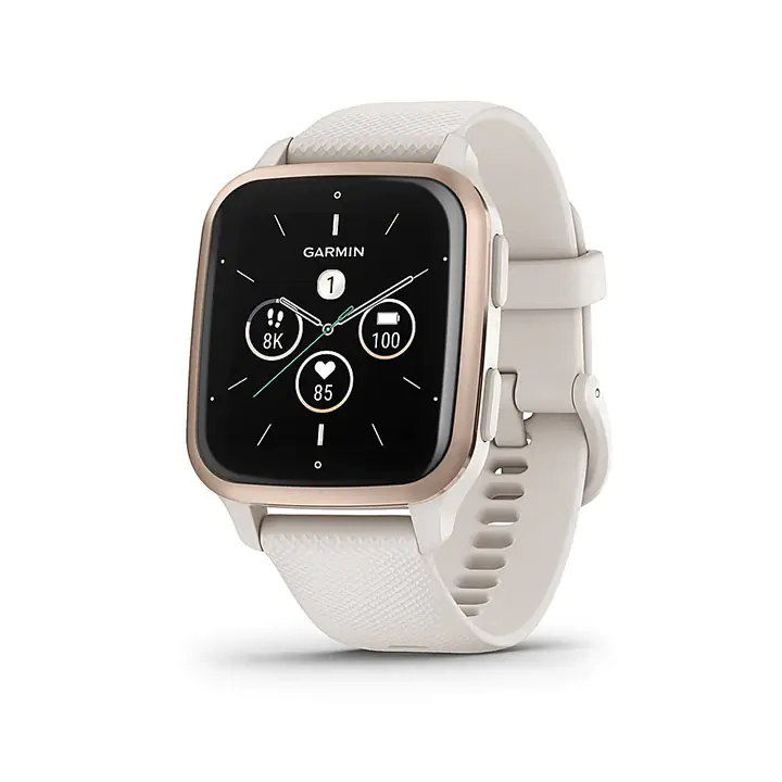 Garmin Venu Sq 2 Music Edition 40mm - Ivory/Peach Gold