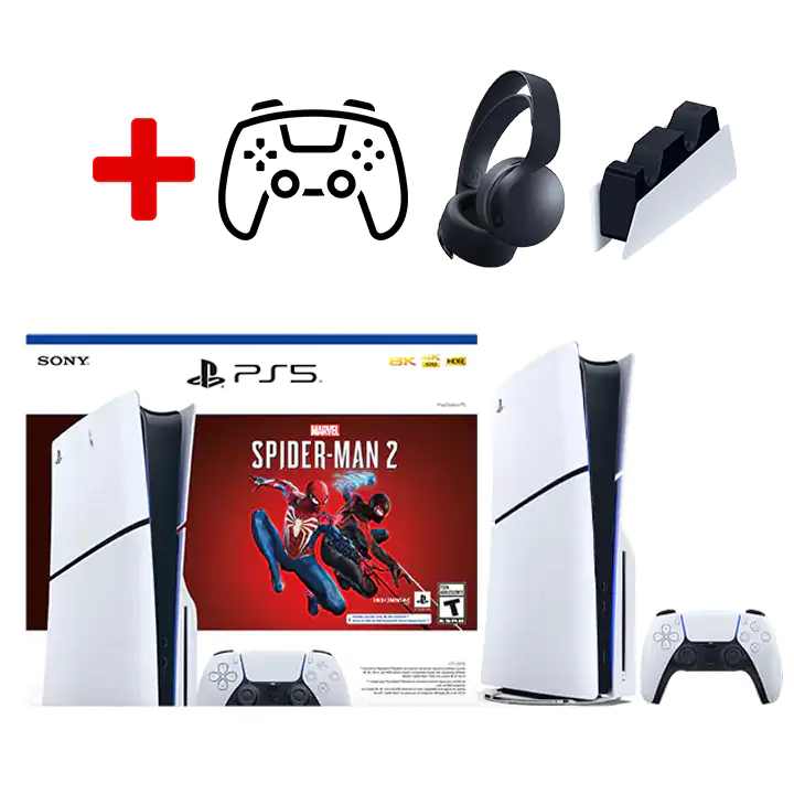 PlayStation5 Slim Console – Marvel’s Spider-Man 2 Bundle