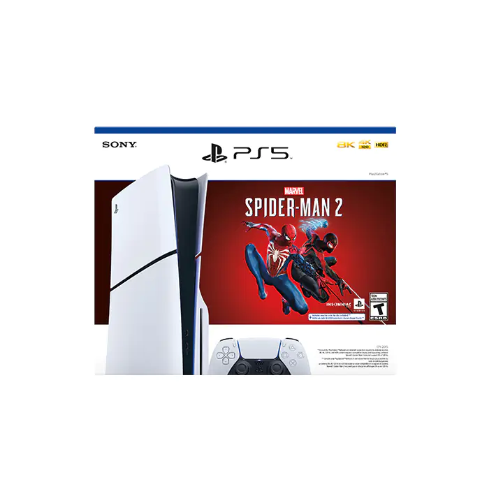 Samsung 65” 4K UHD Smart TV (2023) & PlayStation 5 Slim Marvel’s Spider-Man 2 Bundle