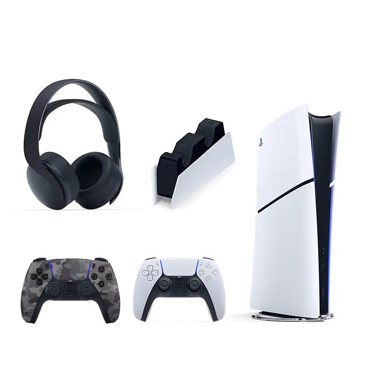 Buy the Sony PS5 Playstation 5 Slim Digital Edition Console DualSense  Bundle ( PS5DIGDCSLM ) online 