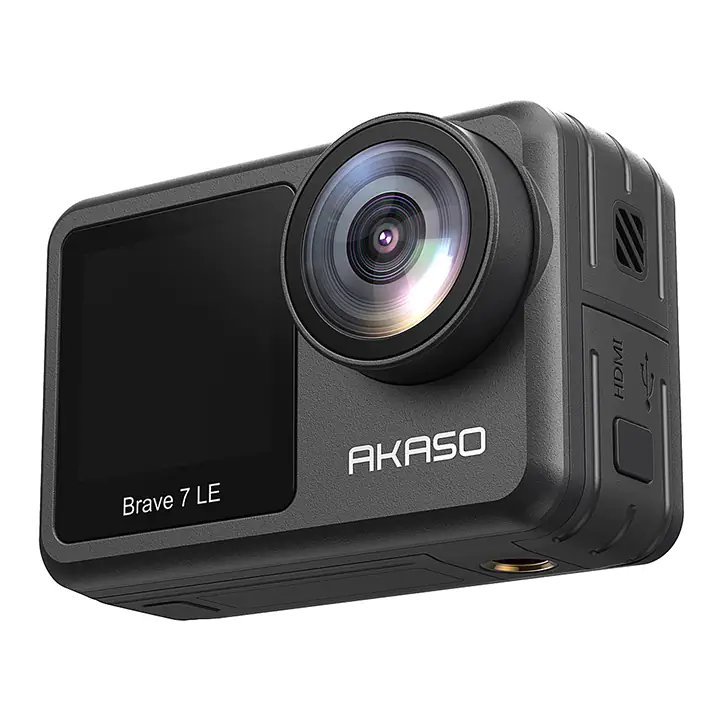 AKASO Brave 7 LE SE 4K Waterproof Action Camera with Remote - Black