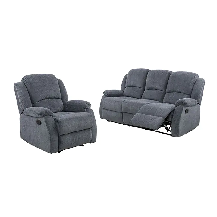 Crawford Recliner Set S/C in Gray