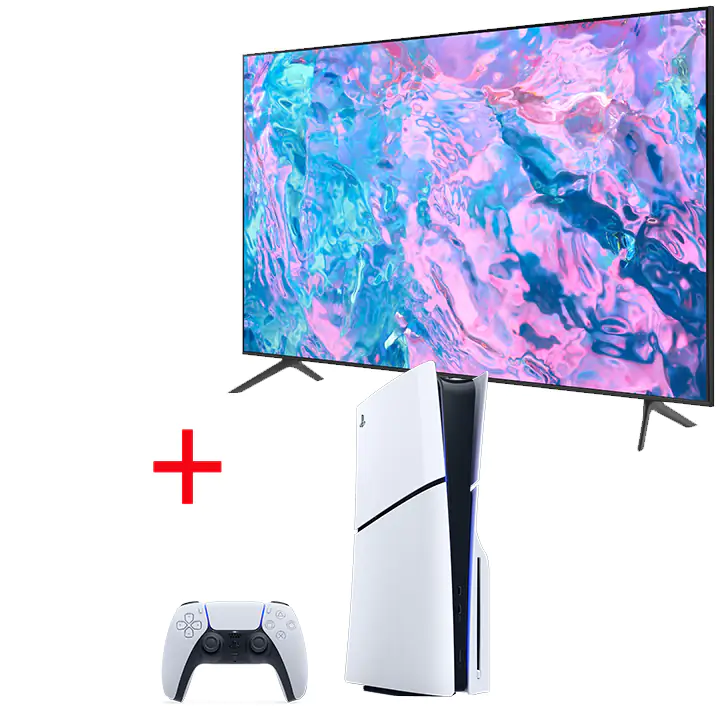 Samsung 58" UHD 4K Smart TV & PS5 Disc Edition Slim Bundle