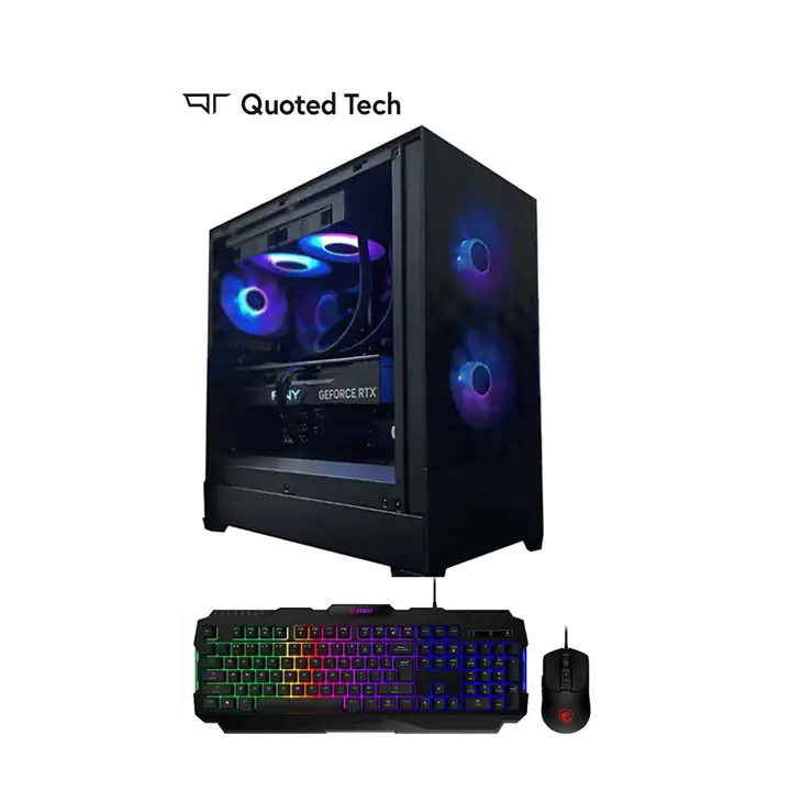 QT Frontier RTX 4070 Super Gaming Desktop Tower