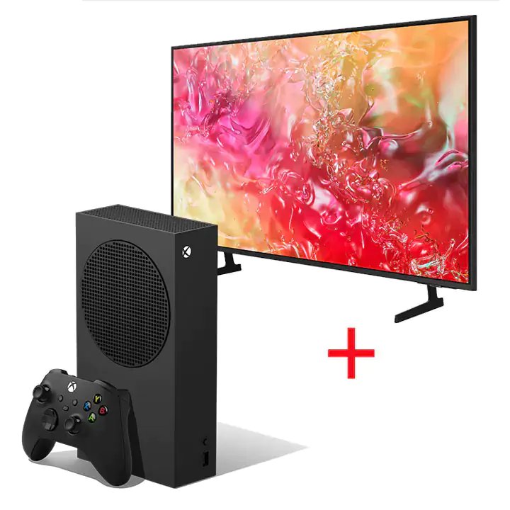 Samsung 65" DU7100 4K UHD Smart TV & Xbox Series S 1TB Bundle